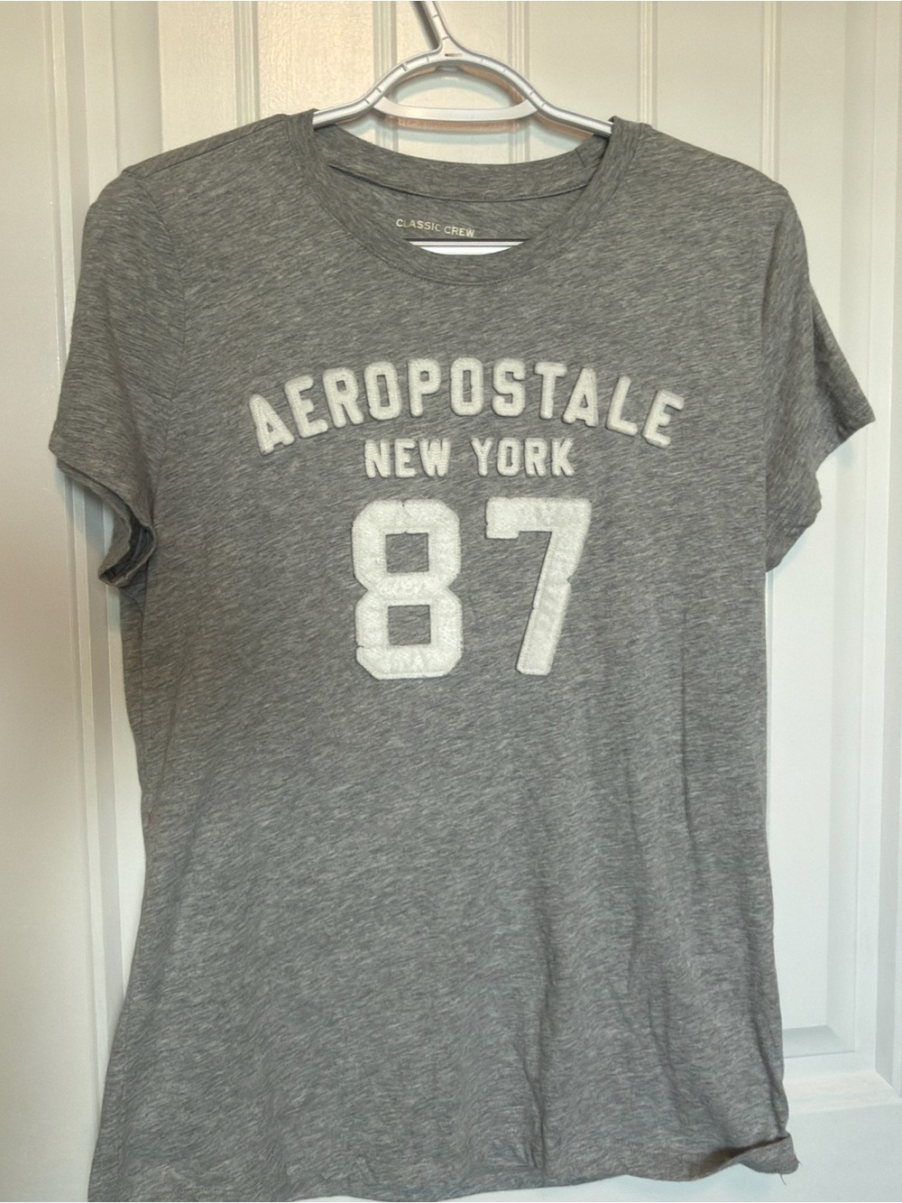 Aeropostale New York 87 Gray Graphic Tee Women’s XL